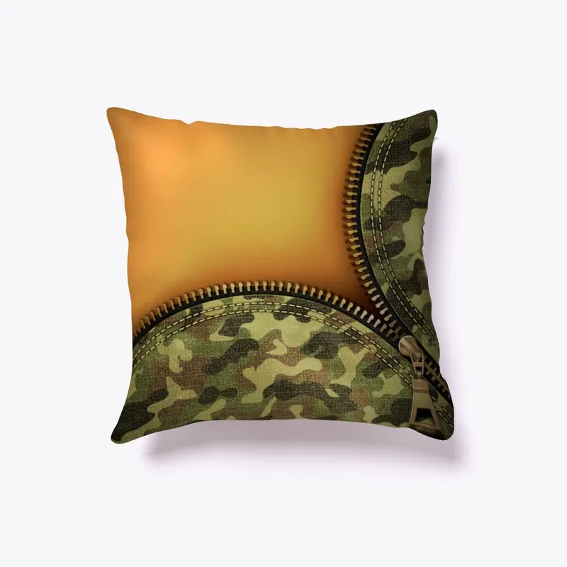 Army Camouflage Pillow